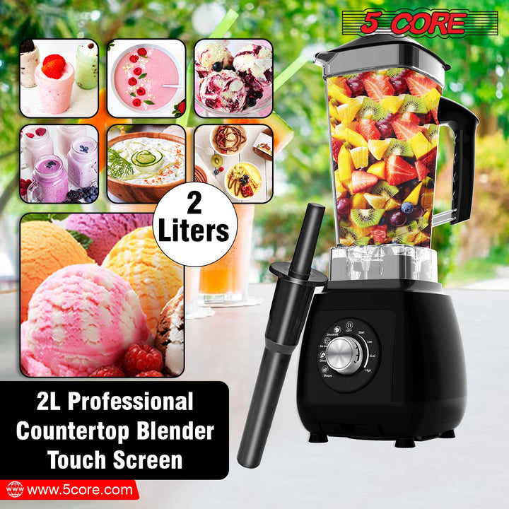 5Core Juicer Blender Machines 2000W Countertop Kitchen Smoothie Maker