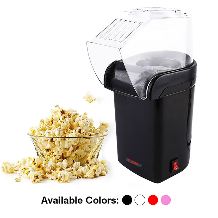 5Core Popcorn Machine 16 Cup Hot Air Popper Mini Portable Electric Pop