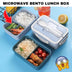 Microwave Safe Bento Box Lunch Boxes, for Students, Kids and Adults