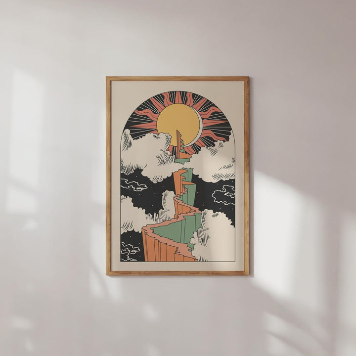 Path to the Sun Art Print