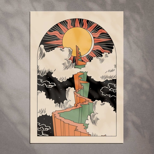 Path to the Sun Art Print