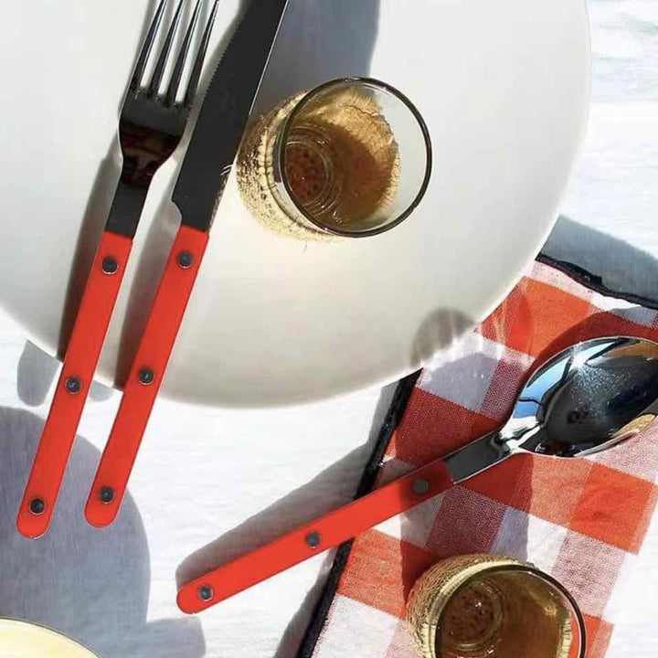 Set Of 10 Pcs French Dopamine Flatware - Bistrot Style Cutlery