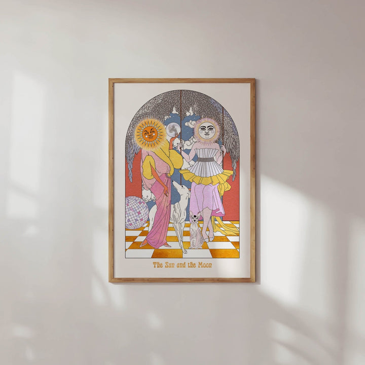 The Sun and the Moon Art Print